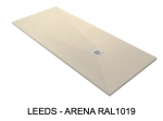 Receveur de douche, sur mesure : Largeur 100 à 210 cm x l. 70 à 110 cm. Bac à douche en résine Akrytan® anti glissant, finition lisse, 10 couleurs, Livraison offerte et rapide